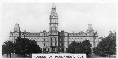 Case del Parlamento, Quebec, c1920 da Unbekannt