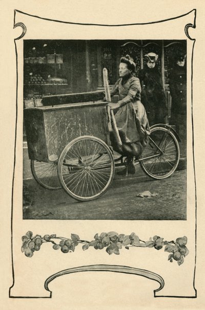 Come viene consegnato il pane a Parigi, 1901 da Unbekannt