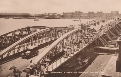Ponte galleggiante di Howrah, Calcutta, c1905 da Unbekannt