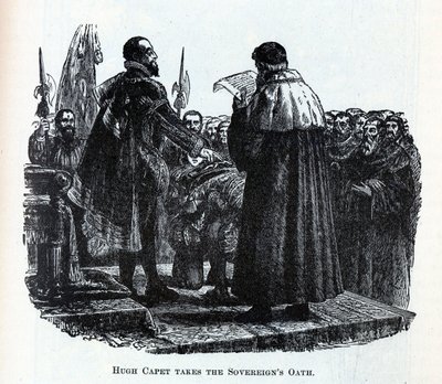 Ugo Capeto presta il giuramento dei sovrani, 1882 da Unbekannt