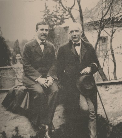Hugo von Hofmannsthal e Richard Strauss, 1912 da Unbekannt