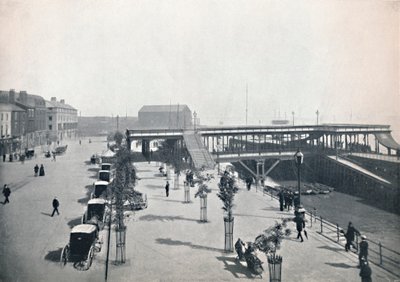 Hull - Il Molo e il Fronte, 1895 da Unbekannt
