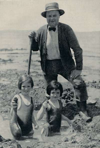 Caccia al geoduck elusivo nel Puget Sound, c1935 da Unbekannt
