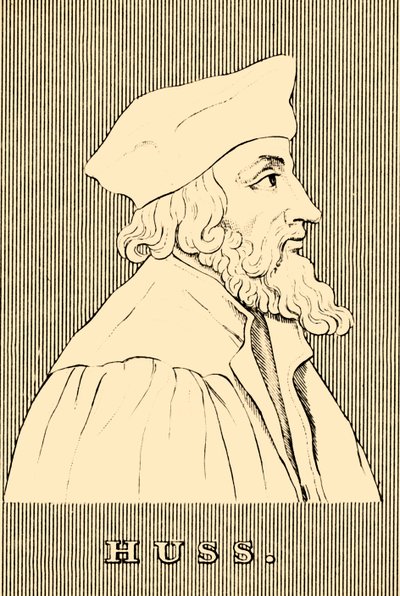 Huss, c1369-1415, 1830 da Unbekannt