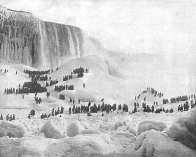 Montagna di ghiaccio, Niagara, Stato di New York, USA, c1900 da Unbekannt