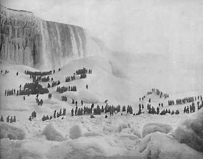 Montagna di ghiaccio, Niagara, c1897 da Unbekannt