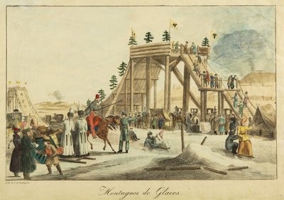 Montagne di ghiaccio, ca 1814 da Unbekannt