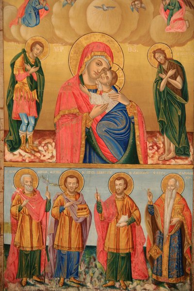 Icona nella chiesa ortodossa di San Dimitrios, Salonicco, Grecia da Unbekannt