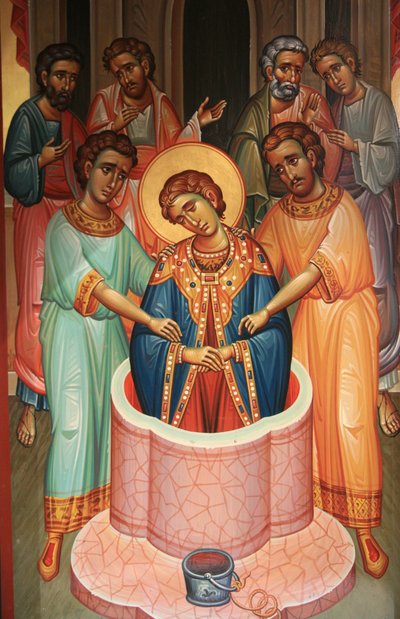 Icona nella chiesa ortodossa di San Dimitrios da Unbekannt