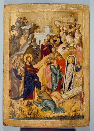 Icona della Resurrezione di Lazzaro da Unbekannt