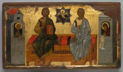 Icona della Trinità del Nuovo Testamento, c. 1450 da Unbekannt