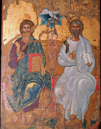 Icona della Santissima Trinità, 17° secolo da Unbekannt