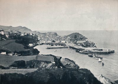 Ilfracombe - Vista tipica, mostrando la costa frastagliata, 1895 da Unbekannt