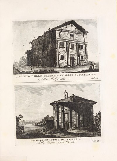 Illustrazione tratta dal libro Vedute antiche e moderne le più interessanti della città di Roma di autore sconosciuto e pubblicato da Presso Venanzio Monaldini, Stefano Piale in Piazza di Spagna (it, [ca. 1820]) da Unbekannt