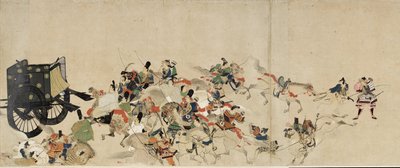 Racconto illustrato della guerra civile di Heiji La visita imperiale a Rokuhara 3 rotoli, XIII secolo da Unbekannt