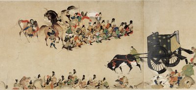 Racconto illustrato della guerra civile di Heiji La visita imperiale a Rokuhara 4 rotolo, XIII secolo da Unbekannt