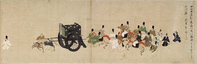 Racconto illustrato della guerra civile di Heiji La visita imperiale a Rokuhara 5 rotoli, 13° secolo da Unbekannt