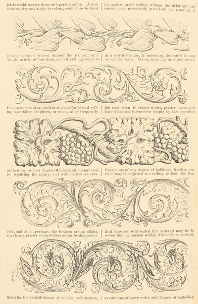 Tariffa Illustrata delle Cornici per Quadri in Papier-Mâché Migliorate da Unbekannt