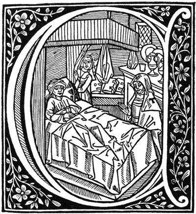 Illustrazione da De Consolatione Philosophiae di Boezio, 1498 da Unbekannt