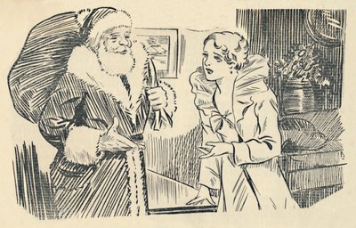 Illustrazione da The Mystification of Santa Claus, 1936 da Unbekannt