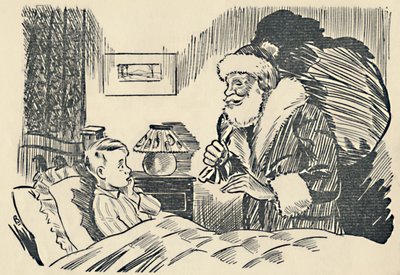 Illustrazione da La mistificazione di Babbo Natale, 1936 da Unbekannt
