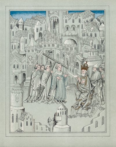 Illustrazione dai viaggi del leggendario cavaliere inglese Sir John Mandeville, c. 1372 da Unbekannt