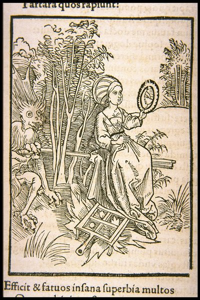 Illustrazione al libro La nave dei folli di Sebastian Brant, 1497 da Unbekannt
