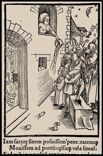 Illustrazione al libro La nave dei folli di Sebastian Brant, 1497 da Unbekannt