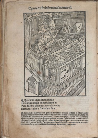 Illustrazione per il libro La nave dei folli di Sebastian Brant da Unbekannt