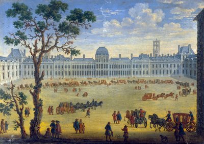 Veduta immaginaria delle Tuileries da Unbekannt