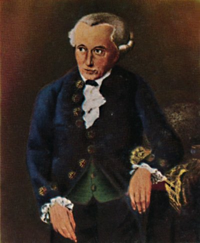 Immanuel Kant 1724-1804 - Dipinto di Dӧbler, 1934 da Unbekannt