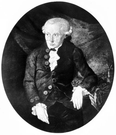Immanuel Kant, filosofo tedesco, fine XVIII secolo da Unbekannt