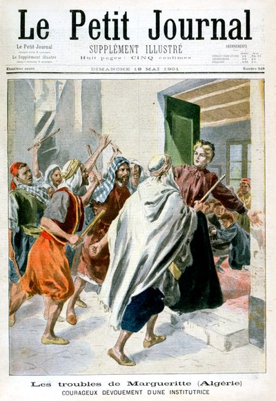 In Algeria, Margaret in difficoltà, 1901 da Unbekannt