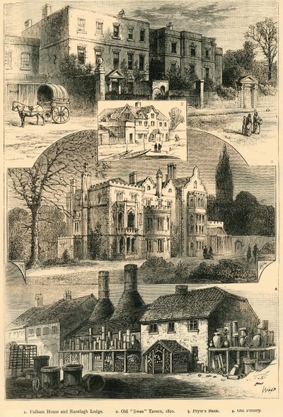 Dentro e Fuori Fulham, c1878 da Unbekannt