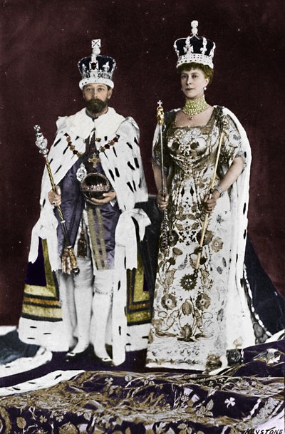In primavera 1910, Re Edoardo VII morì, a marzo 1911, Re Giorgio V fu incoronato, 1911, 1945 da Unbekannt
