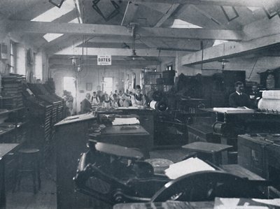 Nella Sala di Composizione, 1916 da Unbekannt