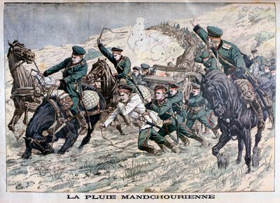 Nel fango della Manciuria, Guerra Russo-Giapponese, 1904 da Unbekannt
