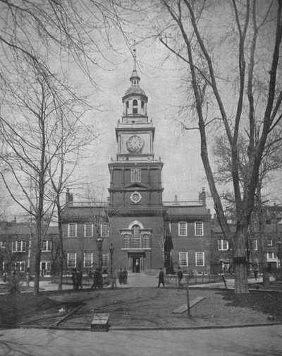 Independence Hall, Filadelfia, USA, c1900 da Unbekannt