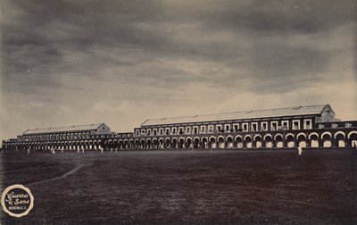 Caserme militari indiane, c1910 da Unbekannt