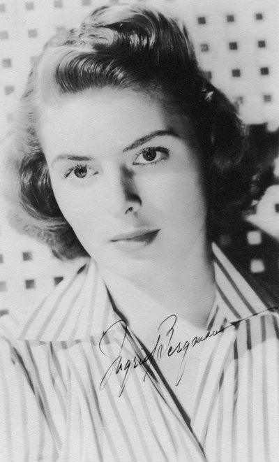 Ingrid Bergman, attrice svedese da Unbekannt