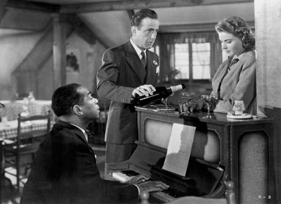 Ingrid Bergman, Humphrey Bogart e Louis Armstrong in Casablanca da Unbekannt