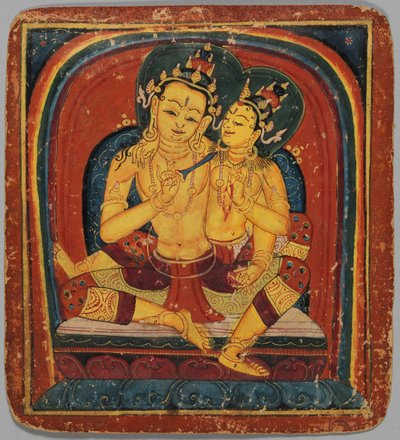 Carta di iniziazione Tsakalis: Akashagarbha, inizio XV secolo da Unbekannt