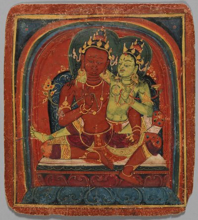 Carta di Iniziazione Tsakalis: Bodhisattva Samantabhadhra, inizio XV secolo da Unbekannt