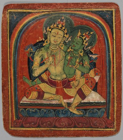 Carta di iniziazione Tsakalis: Manjushri, inizio XV secolo da Unbekannt