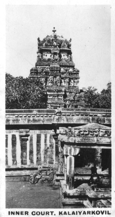 Corte Interna, Kalaiyarkovil, India, c1925 da Unbekannt