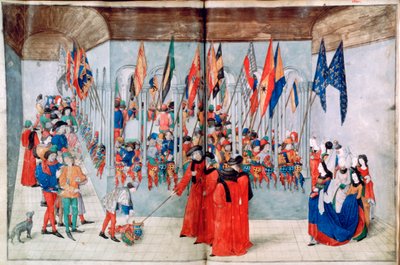 Ispezione degli elmi, 1488-1489 da Unbekannt