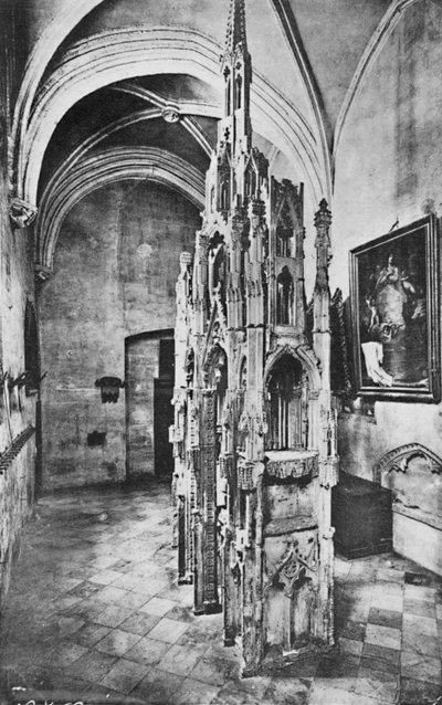 Interno della tomba di Papa Giovanni XXII, c1925 da Unbekannt