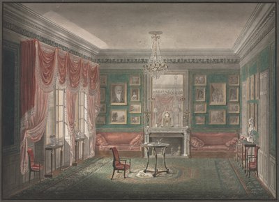 Vista interna, c. 1805-1810 da Unbekannt