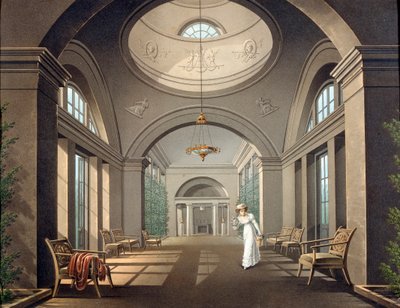Interno della Voliera nel Palazzo di Pavlovsk, metà XIX secolo da Unbekannt