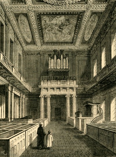 Interno della Cappella Reale Banqueting House, Whitehall da Unbekannt